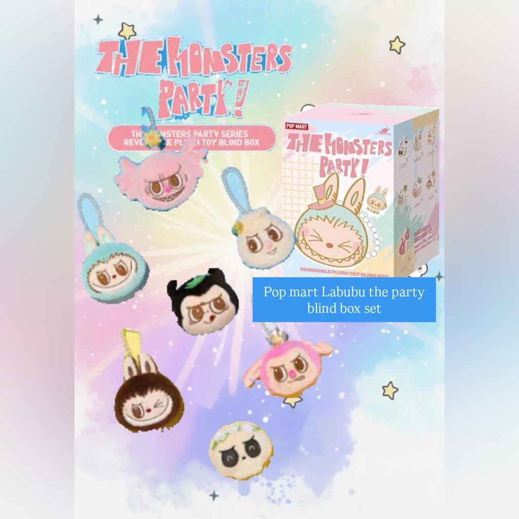 Labubu The Monsters Party Blind Box Set Popmart Blind Box